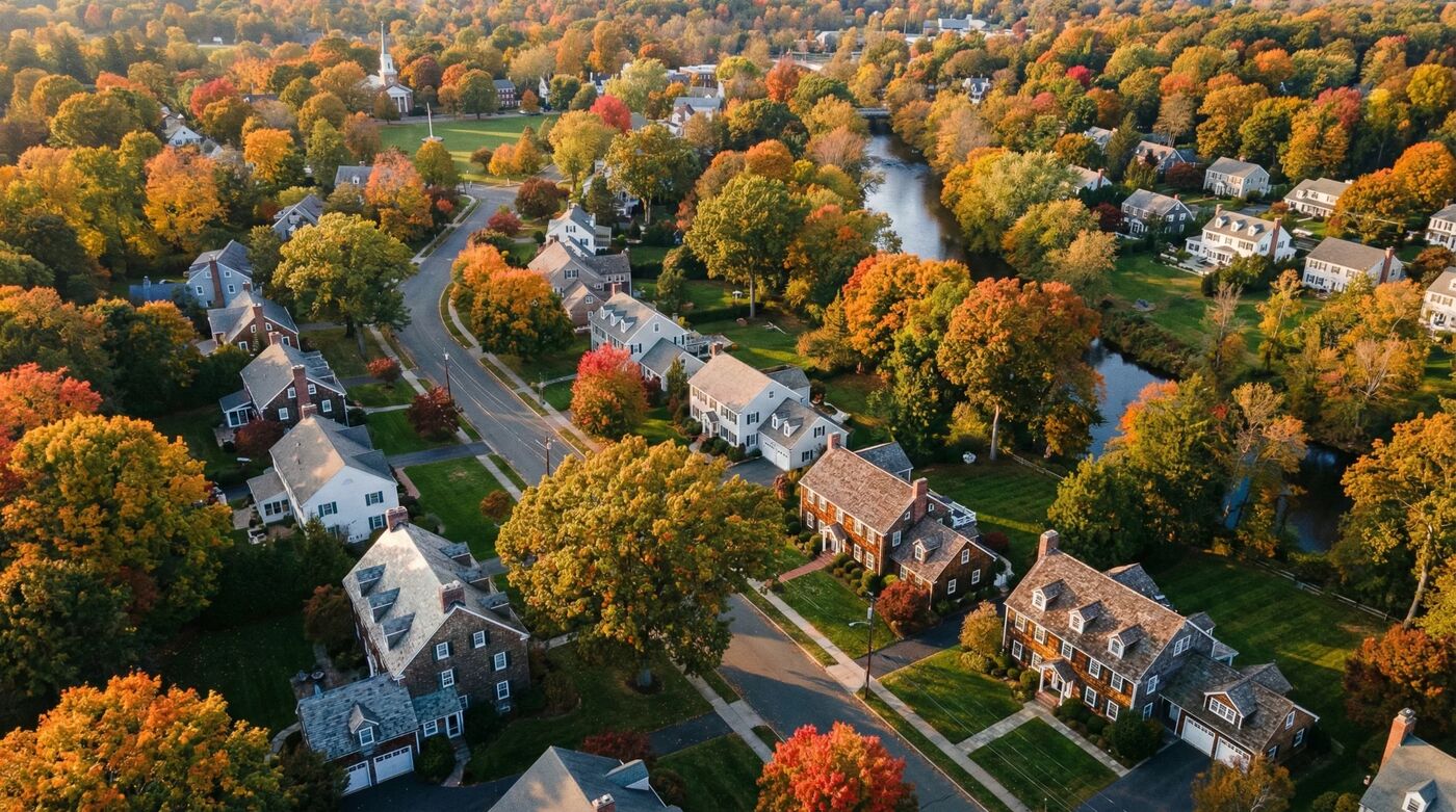 Connecticut neighborhood homes