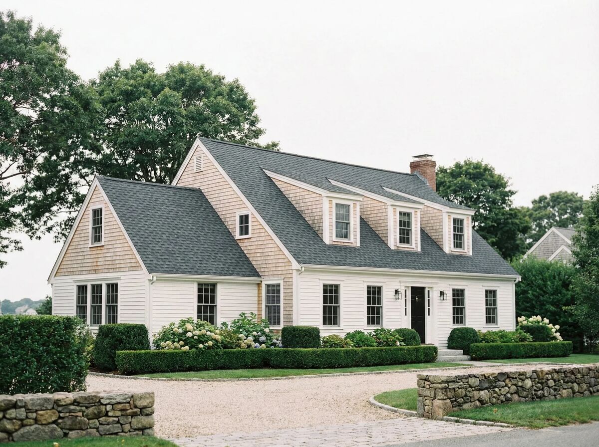Cape Cod home new roof installation